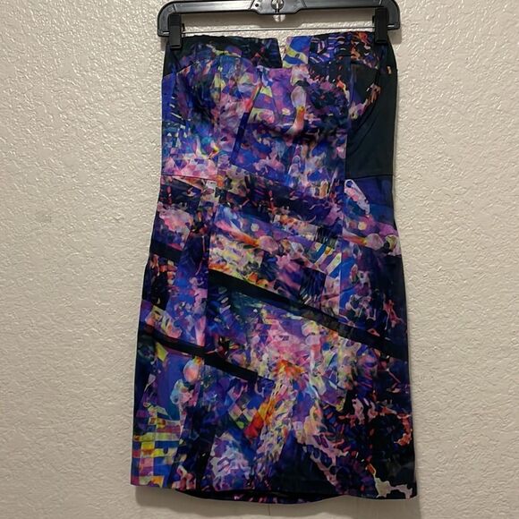 Bardot Tainted Love Strapless Mini Dress Size 6 - Picture 5 of 12